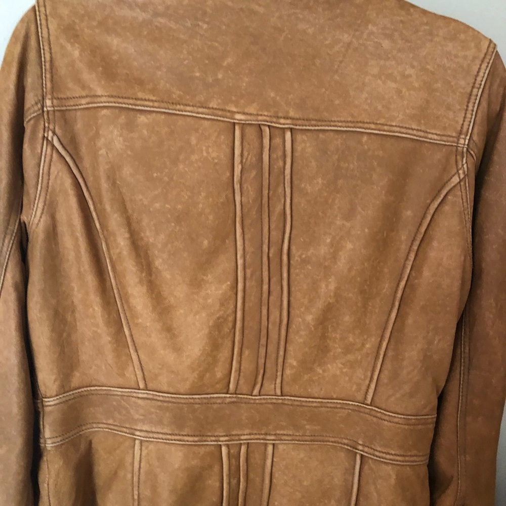 Leather , buttery soft jacket. COLDWATER Creek . - Picture 11 of 15